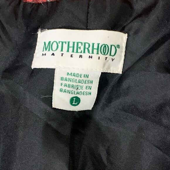 Motherhood Maternity Womens Large Blazer Orange Brown‎ Tweed Lined Clueless Prep - Picture 2 of 6